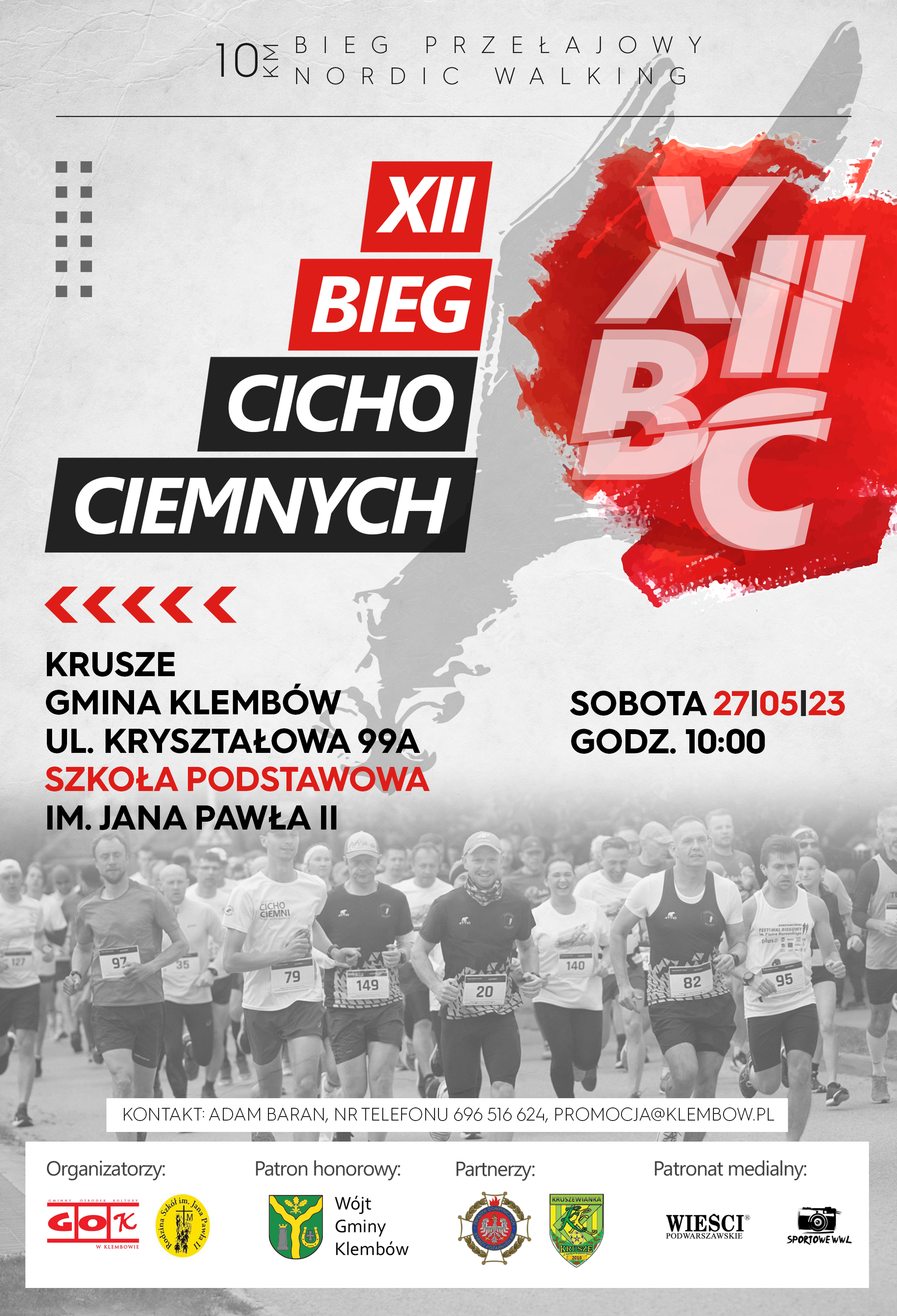 Plakat XII. Biegu Cichociemnych